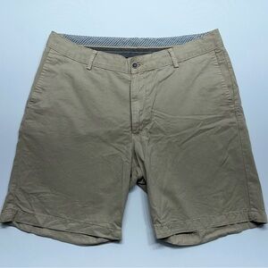 Peter Millar Collection Shorts Mens 36 Beach Resort Wear Khaki Golf 7.5” Inseam